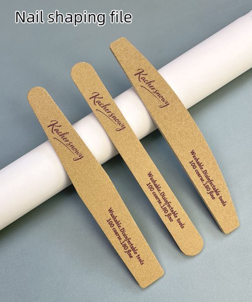 Canvalite 50PCS Nail File Professional Nail Files Reusable Double Sided Emery Board(100/180 Grit) Nail Styling Tools for Home and Salon Use Christmas Gifts for Women